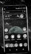 Moon Galaxy Theme Launcher 스크린샷 1