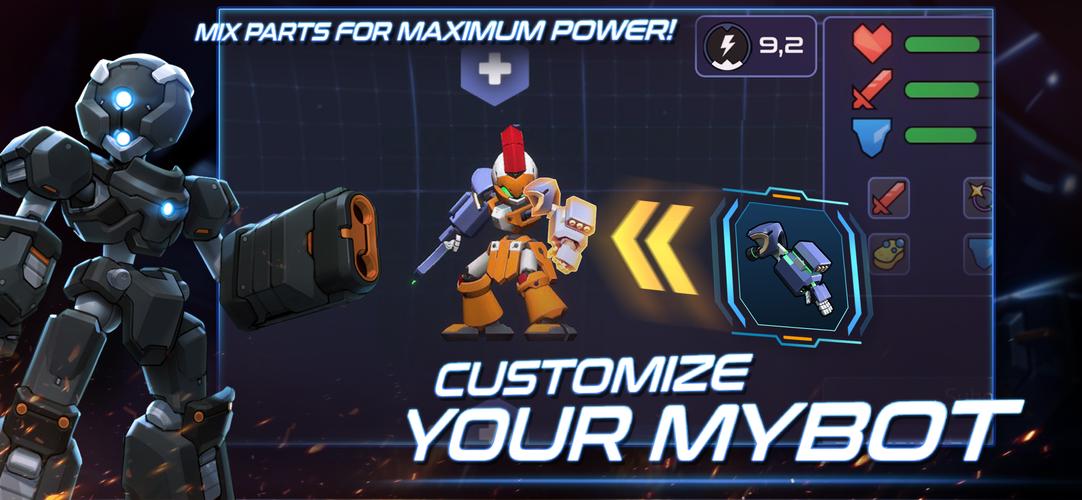 Mybots Royale ဖန်သားပြင်ဓာတ်ပုံ 4