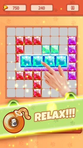 Block Puzzle Jewel Crystal Cat Screenshot 2