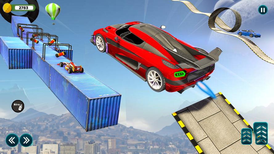 Stunt Car Race Simulator Games Captura de tela 3