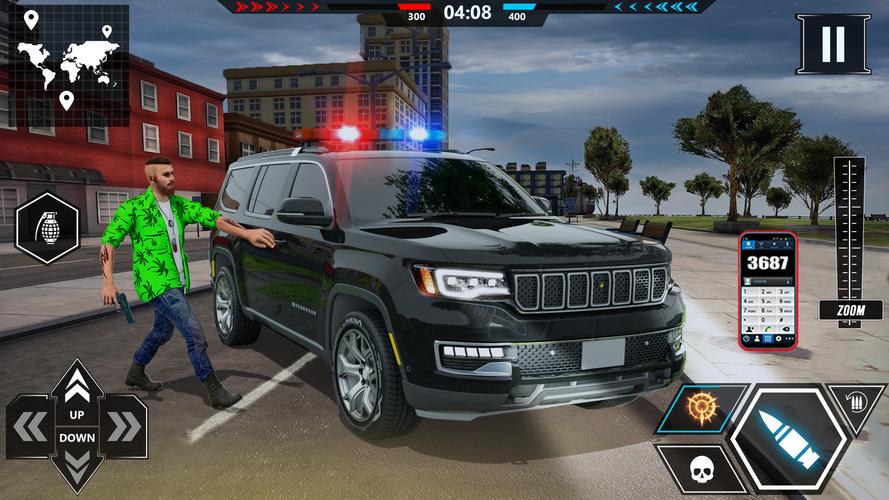 Schermata US police Cars Transport truck 1