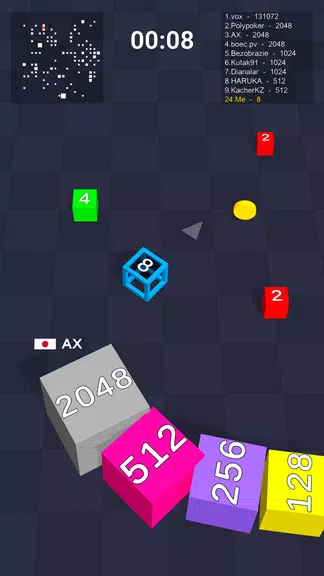 Cube Arena 2048: Merge Numbers Tangkapan skrin 2