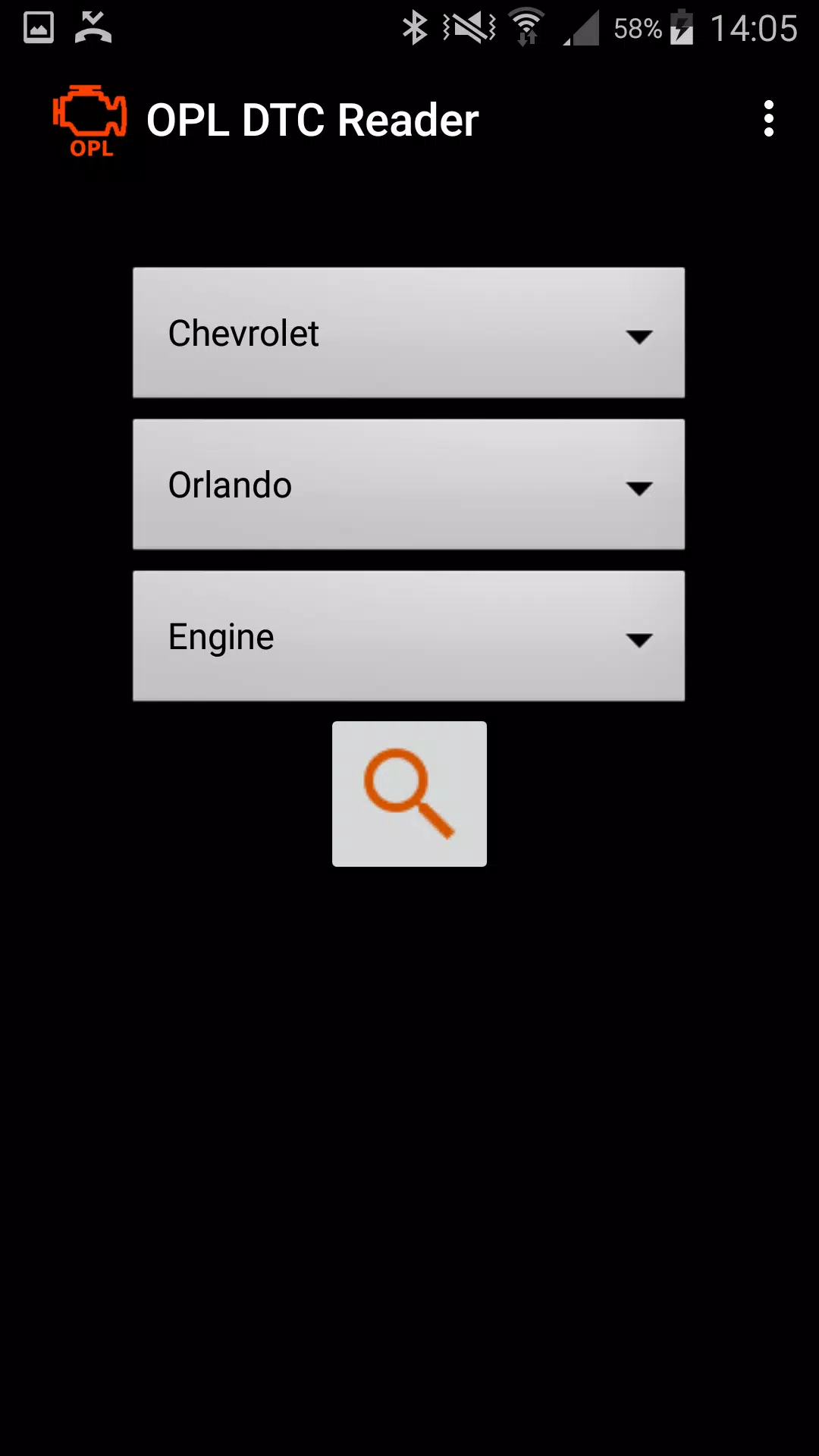 OPL DTC Reader Screenshot 1
