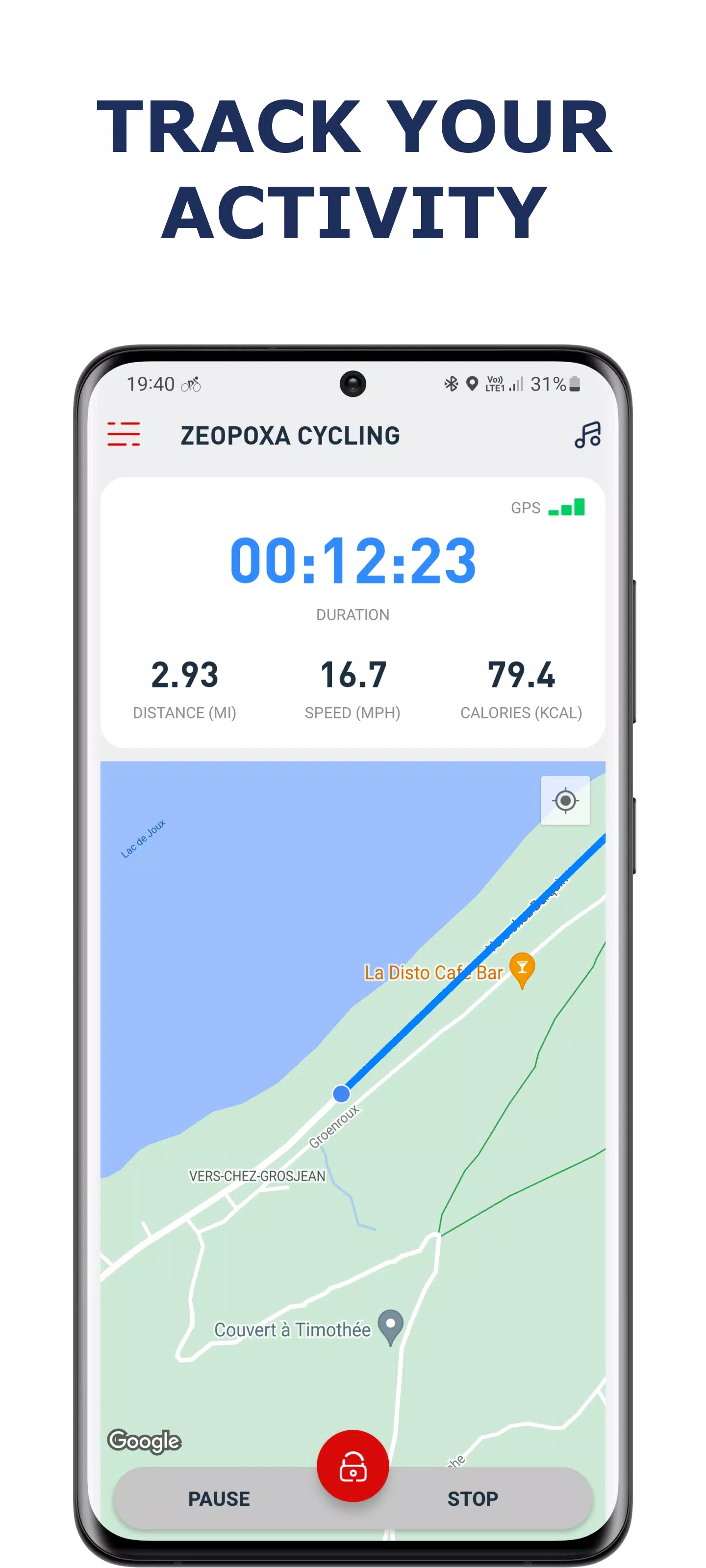 Radfahren — Fahrrad Tracker Screenshot 1