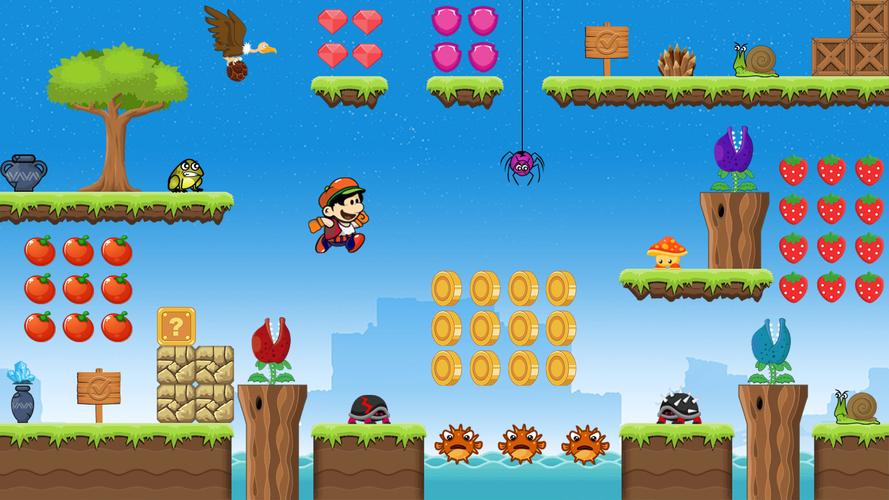 Super Nob Run：跳跃冒险丛林游戏应用截图第1张