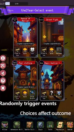 Brave Life Simulator：RPG Game Screenshot 2