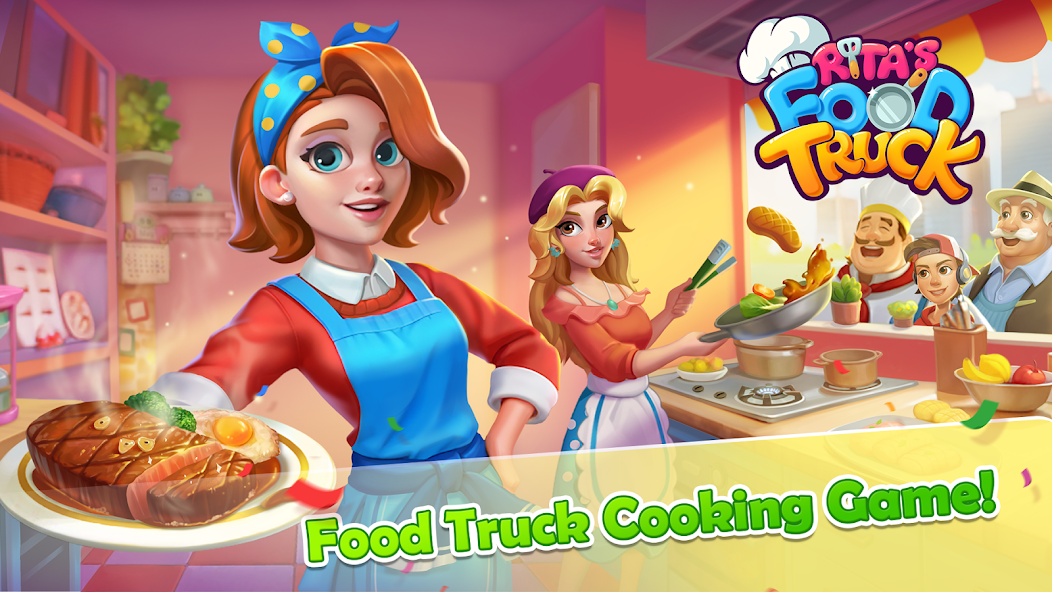 Rita’s Food Truck:Cooking Game Mod应用截图第1张