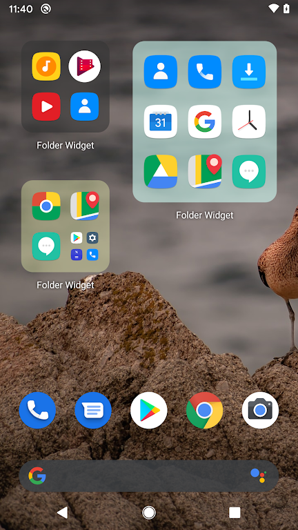 Folder Widget Mod Tangkapan skrin 2