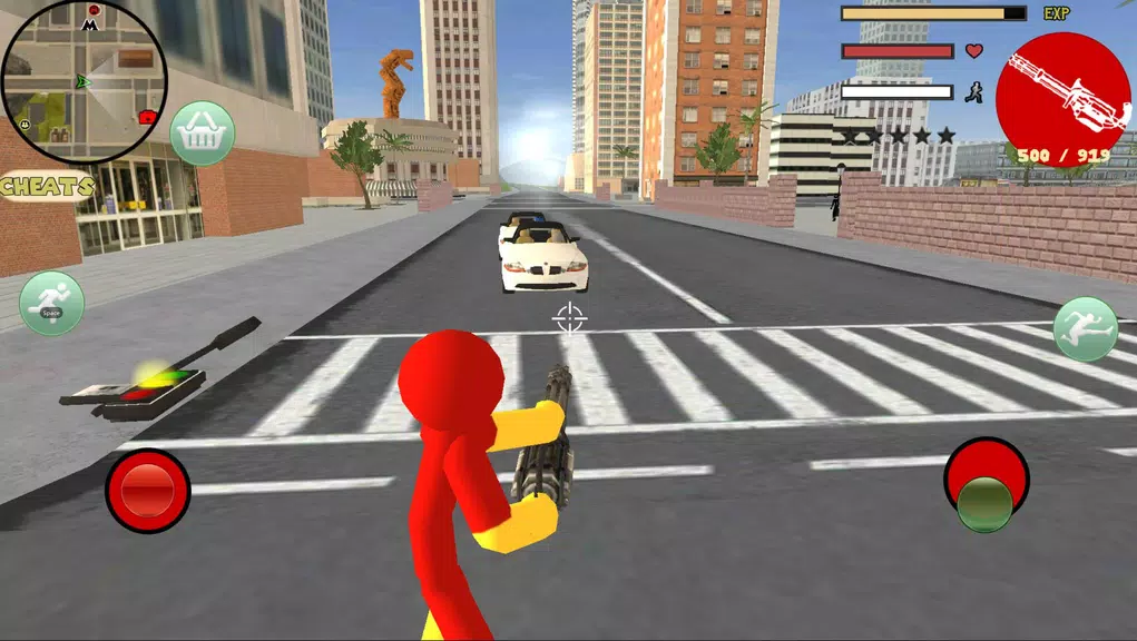 Iron Stickman Rope Hero Gangst Ảnh chụp màn hình 3