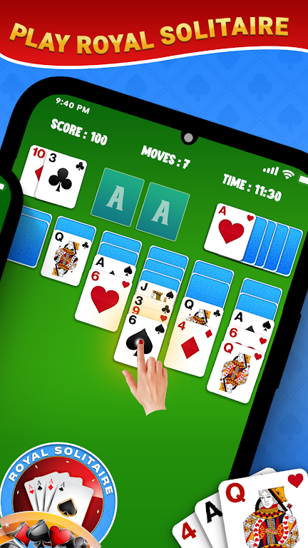 Royal Solitaire Card Game應用截圖第2張