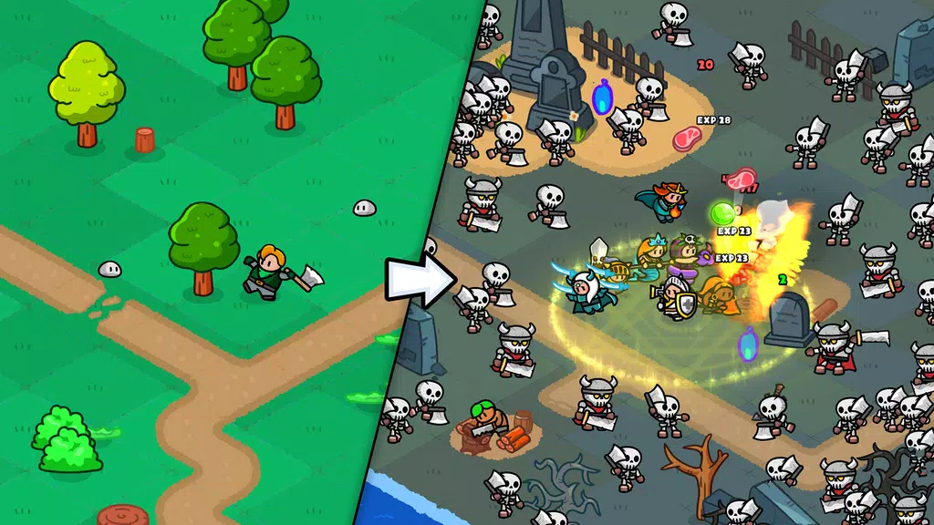 Rumble Heroes - Adventure RPG Tangkapan skrin 1