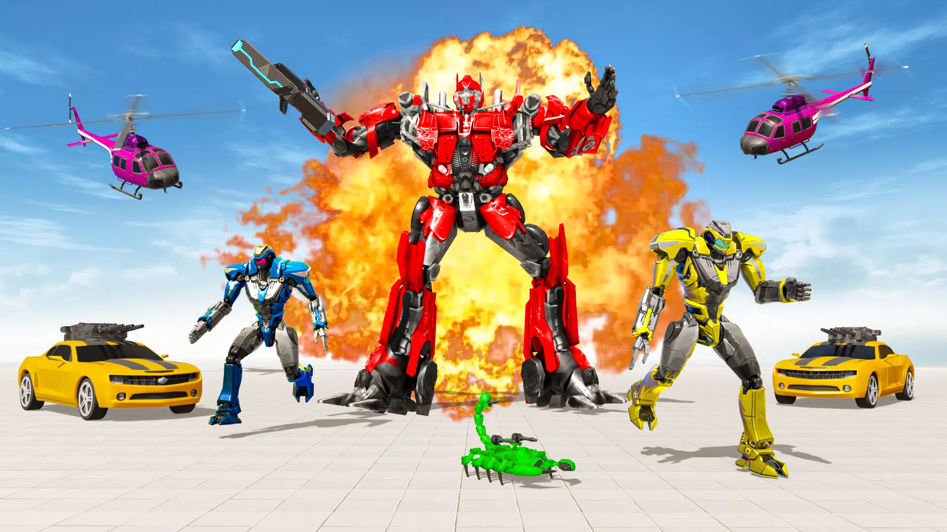 Jet Robot Car Transform 3D Screenshot 2