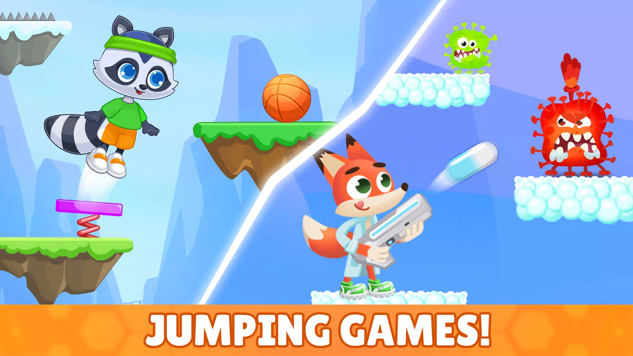 Just jump and run! Kids game! Capture d'écran 3
