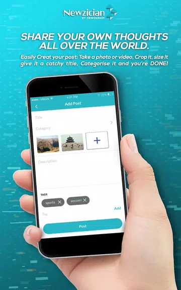 Newzician - Social news app Capture d'écran 4