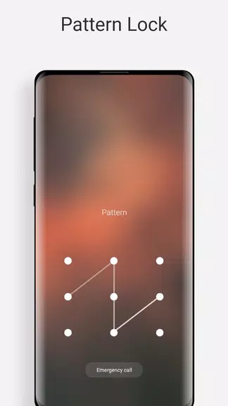 Modern Mi style Lock Screen Capture d'écran 4