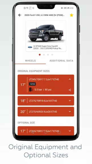 Wheel Size - Fitment database应用截图第2张