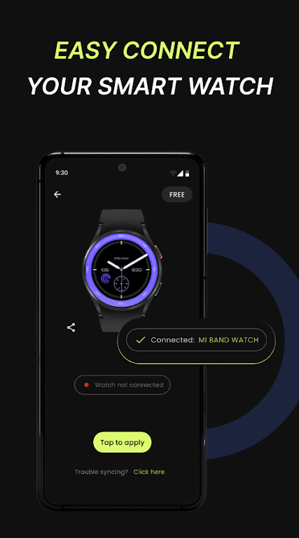 Watch faces - Clock Wallpaper Tangkapan skrin 2