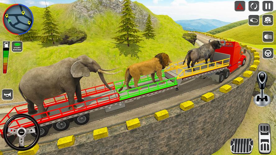 Wild Animal Truck Transporter Captura de tela 2