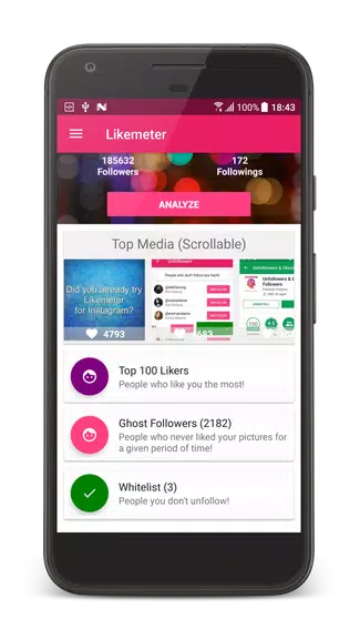 Likes & Ghost Followers for Instagram Capture d'écran 2