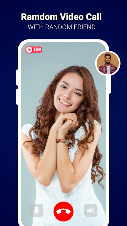Live Video Call - Global Chat ภาพหน้าจอ 1