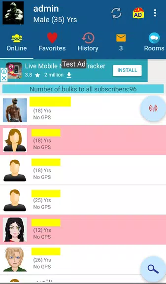 Random Chat (worldwide) ภาพหน้าจอ 1