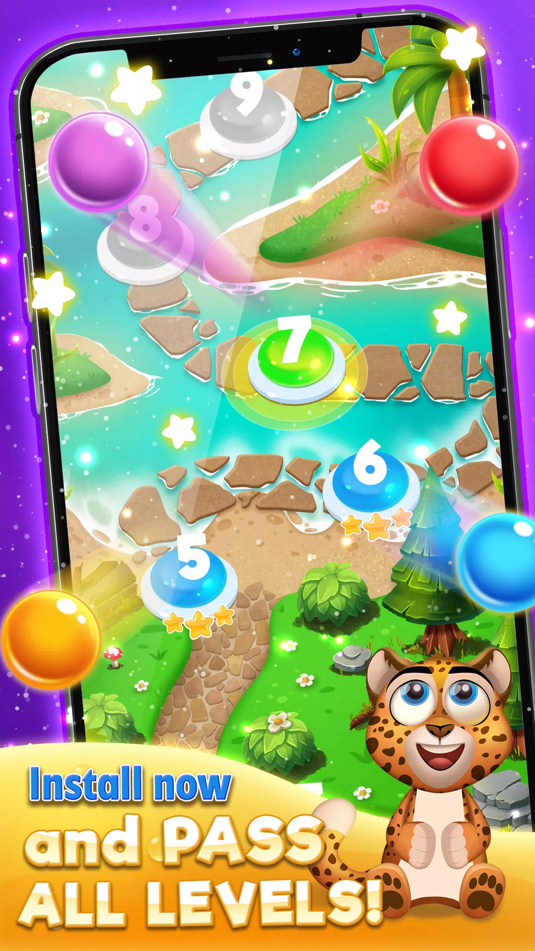 Schermata Bubble Pop: Wild Rescue 4