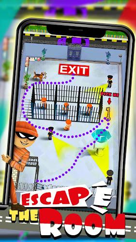 Thief Puzzle: Draw to Escape スクリーンショット 3