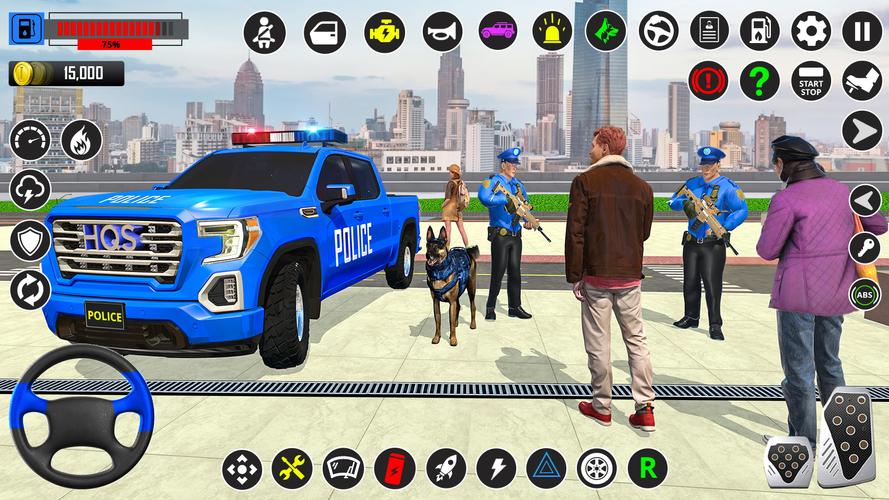 US Police-Car Transport Trucks Screenshot 4