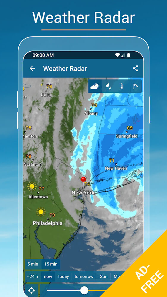 Weather & Radar Pro स्क्रीनशॉट 2