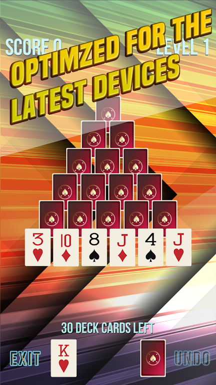 Pyramid Solitaire Supreme スクリーンショット 1