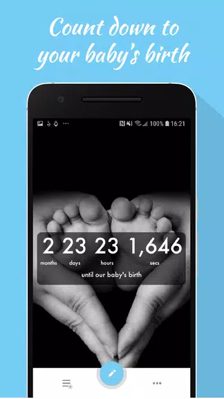 Schermata Baby Countdown Widget 1