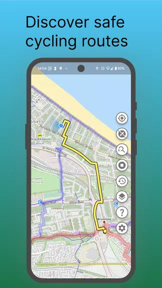 World Bike Map: GPS Navigation Captura de pantalla 1