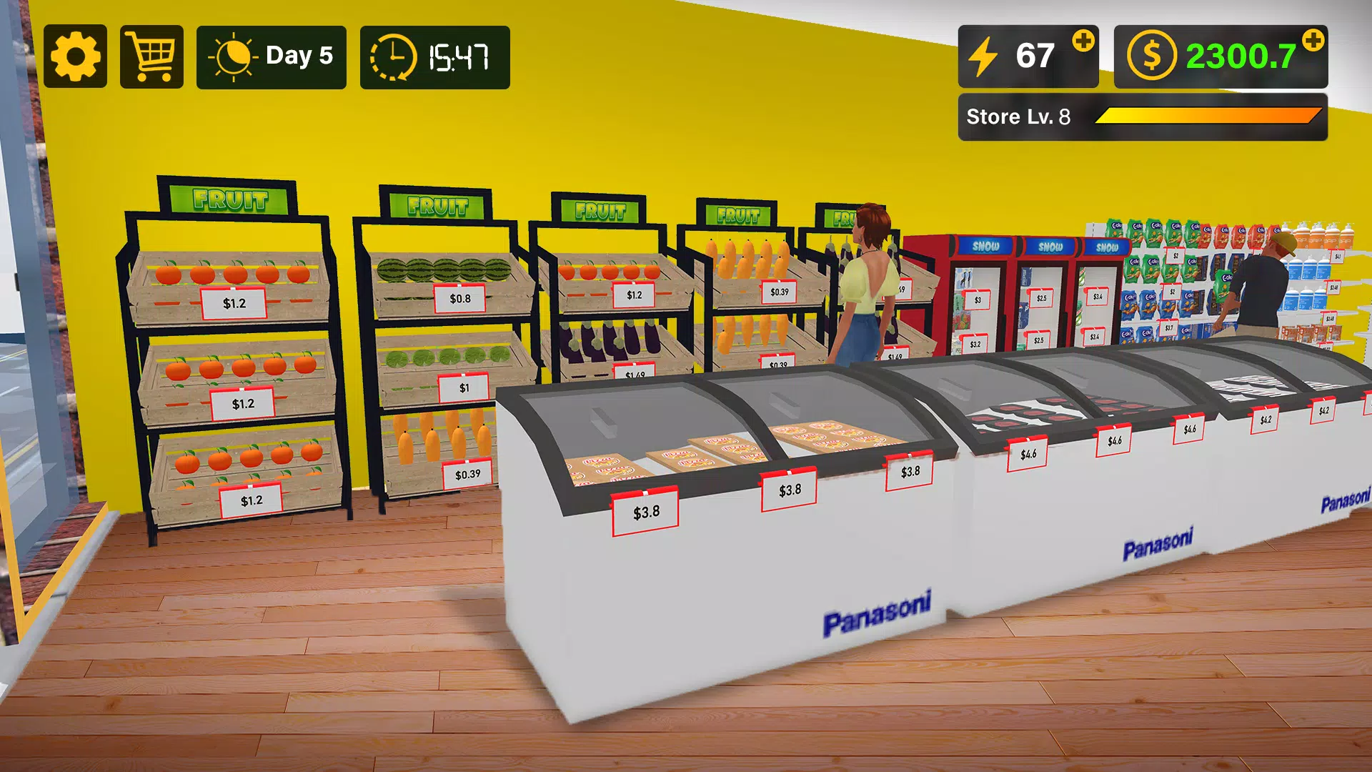 Supermarket 3D Simulation Game Скриншот 2