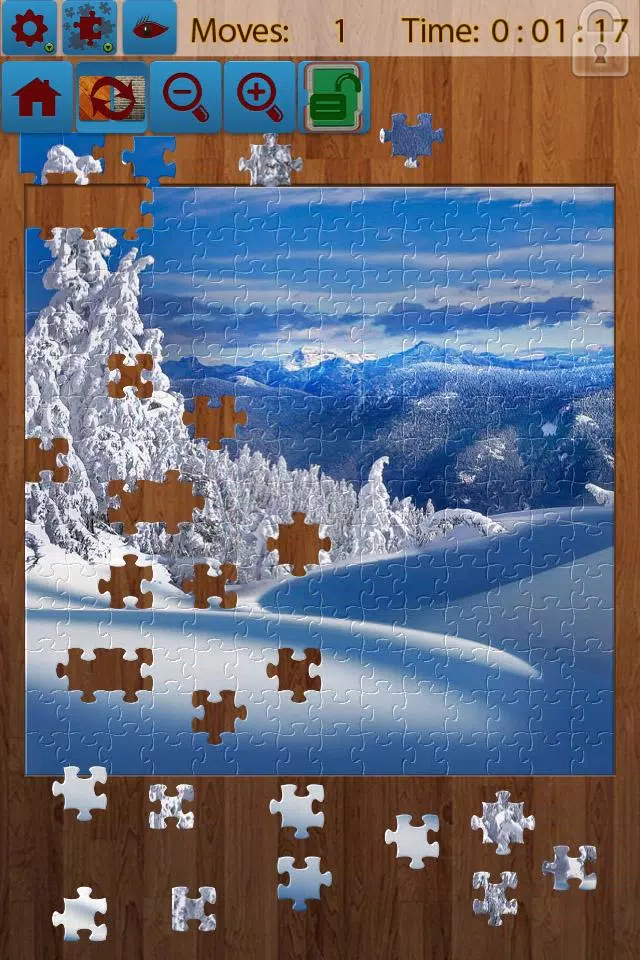 Snow Landscape Jigsaw Puzzles Tangkapan skrin 1