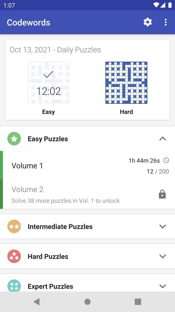 Codeword Puzzles (Crosswords) Screenshot 3