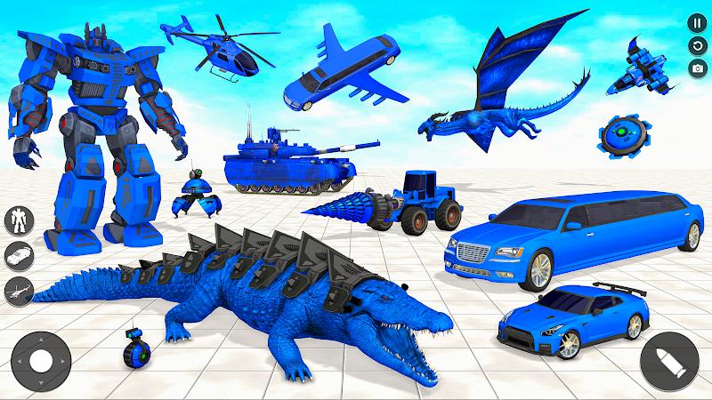 Crocodile Animal Robot Games Screenshot 3