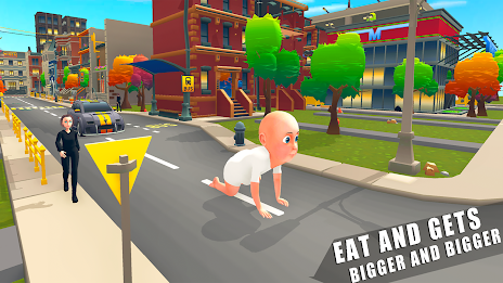 Hungry Baby Big Fat Simulator ဖန်သားပြင်ဓာတ်ပုံ 2