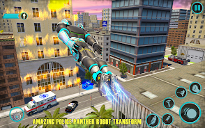 Flying Panther Robot Hero Game應用截圖第1張