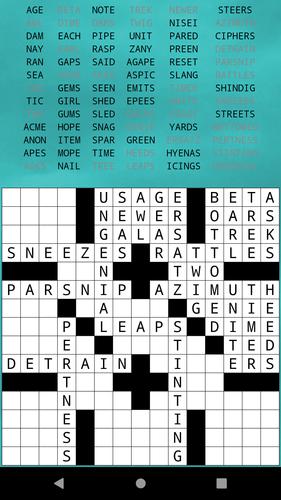 Drag-n-Drop Crossword Fill-Ins Ekran Görüntüsü 4