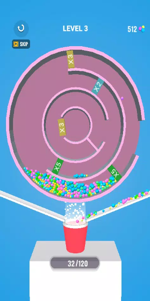 Multi Maze 3D : Spin & Collect ภาพหน้าจอ 1