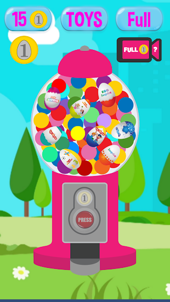 Surprise Eggs Vending Machine Mod Tangkapan skrin 1