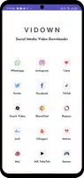 Video downloader - Vidown 스크린샷 1