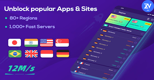 Zwx Vpn - 150Mb/s Speed Server Zrzut ekranu 4