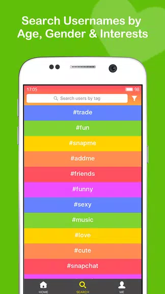 Add Friends for Snapchat, Kik應用截圖第3張