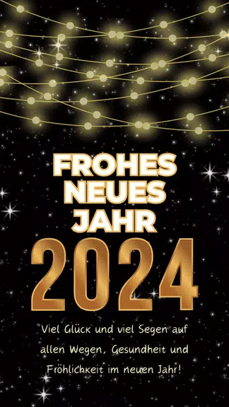 Neujahrswünsche und Grüße 2024 Ảnh chụp màn hình 3