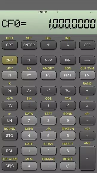 BA Financial Calculator Capture d'écran 1