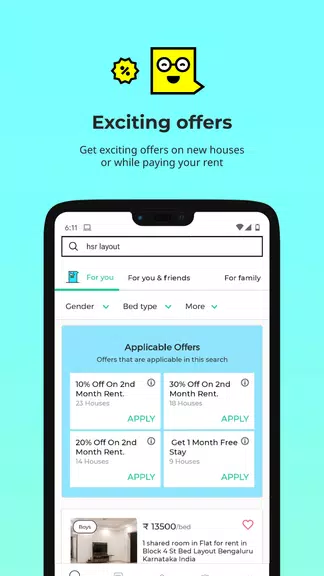 Nestaway-Rent a House/Room/Bed スクリーンショット 1