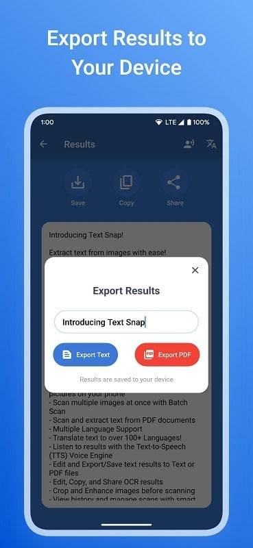Text Snap - Image to Text Capture d'écran 4