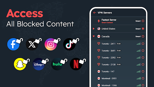 X VPN - Fast, Safe & Proxy VPN应用截图第2张