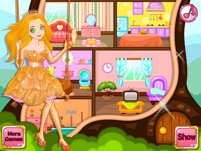 Princess Doll House Decoration應用截圖第1張